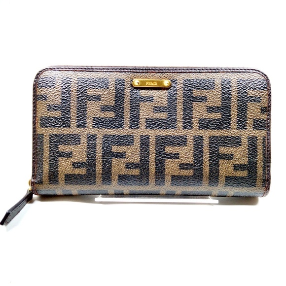 Fendi Handbags - FENDI - Zucca Spalmati Vitello Elite Zip Around Wallet R1.176